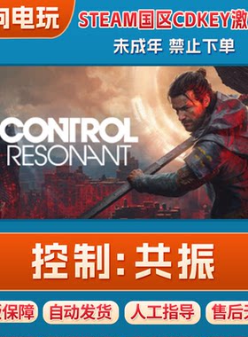 Steam游戏正版国区CDK 控制共振 CONTROL Resonant国区激活码CDK