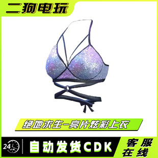 绝地求生PUBG吃鸡亮片炫彩上衣胸罩端游STEAM游戏皮肤 兑换码 CDK
