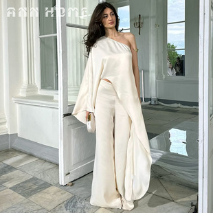 白安家维纳斯 法式清冷厌世复古时尚长裙套装静奢风显瘦时尚套装