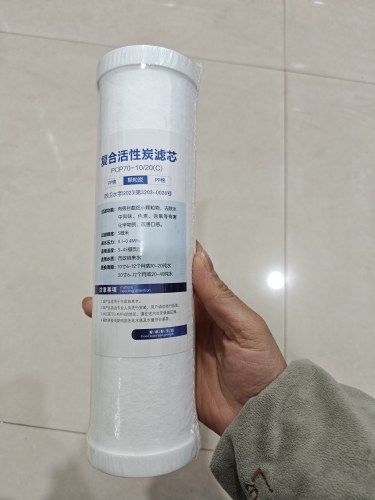 家用反渗透机滤芯配件一芯2用 复合活性炭滤芯，Pcp滤芯长度24.5
