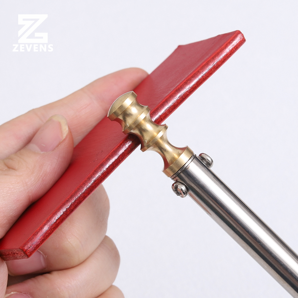 手工diy皮革封边加热烫边器纯铜多层烫边头边线头电烙铁皮边处理