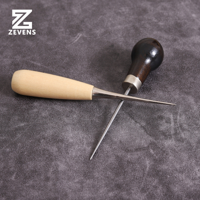 木柄锥子 千枚通 扩孔 划线 标记 皮革制作辅助工具 手工DIY锥子