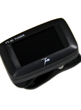 TOM TT30 吉他贝司 尤克里里电子调音器 多功能高精准校音器