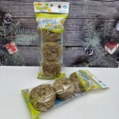 韩国进口铜丝清洁球不掉渣不生锈洗碗洗锅神器厨房清洁用品两款 可