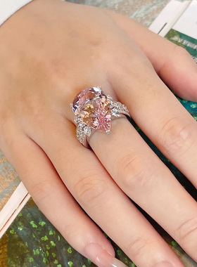 韩国戒指ins锆石奢华女