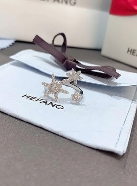 新款开口戒指ins冷淡风女