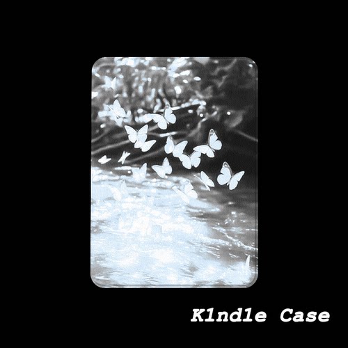 原创流水蝶舞KindlePaperwhite6/5/4/3电子书磁吸保护套658青春版拆分汉王clear6适用neo3掌阅light4休眠