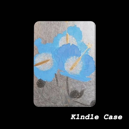 原创星蕊蓝花KindlePaperwhite6/5/4/3电子书磁吸保护套658青春版拆分汉王clear6适用neo3掌阅light4休眠