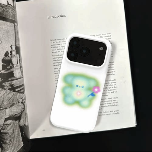 原创可爱花伴小熊iPhone17pro手机壳磁吸16p软壳亮面14半包壳苹果15promax全包磨砂硬壳适用三星s24S25