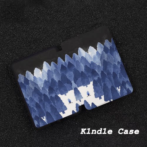 原创夜林篝火适用kindle7代电子书保护套kpw123软壳958防摔带休眠