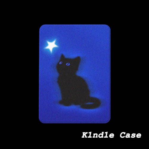 原创星下黑猫KindlePaperwhite6/5/4/3电子书磁吸保护套658青春版拆分汉王clear6适用neo3掌阅light4休眠