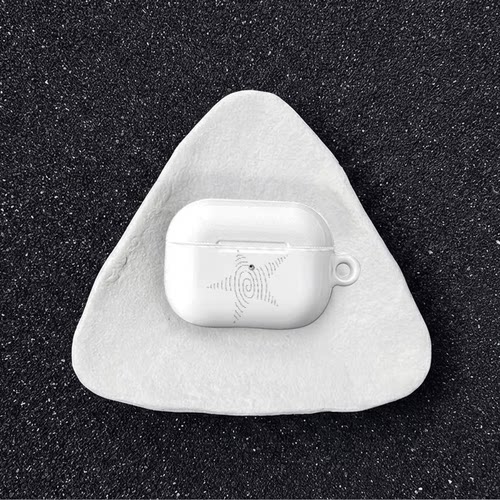 原创数字猫咪适用于airpods4代苹果耳机保护套airpodspro3/airpods3/2耳机保护壳亮面