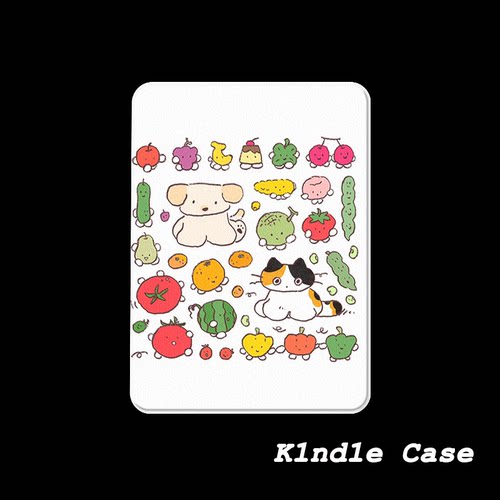 原创猫狗蔬果KindlePaperwhite6/5/4/3磁吸保护套658青春版拆分支架壳汉王clear6适用neo3掌阅light4休眠