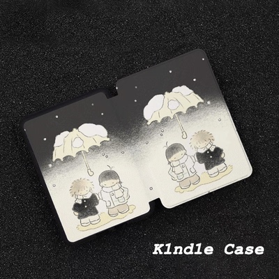 原创雪下同行适用kindle7代电子书保护套kpw123软壳958防摔带休眠