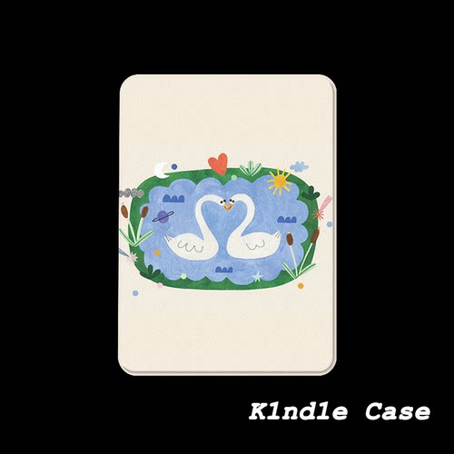 原创爱心天鹅KindlePaperwhite6/5/4/3电子书磁吸保护套658青春版拆分汉王clear6适用neo3掌阅light4休眠