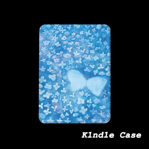 原创蓝花蝶影KindlePaperwhite6/5/4/3磁吸保护套658青春版拆分支架壳汉王clear6适用neo3掌阅light4休眠