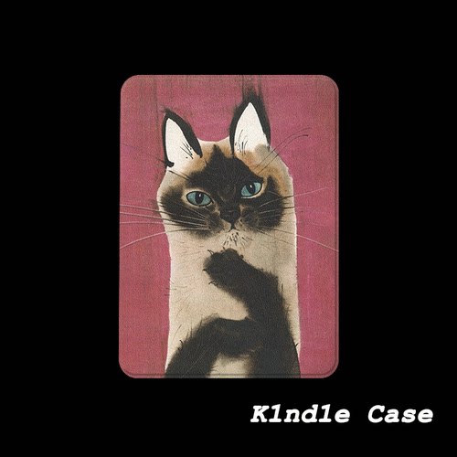 原创蓝眼褐猫KindlePaperwhite6/5/4/3电子书磁吸保护套658青春版拆分汉王clear6适用neo3掌阅light4休眠