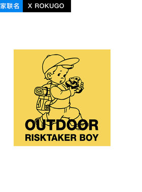 evovae磁性创意车贴原创ROKUGO联名款户外风潮流卡通个性车贴纸