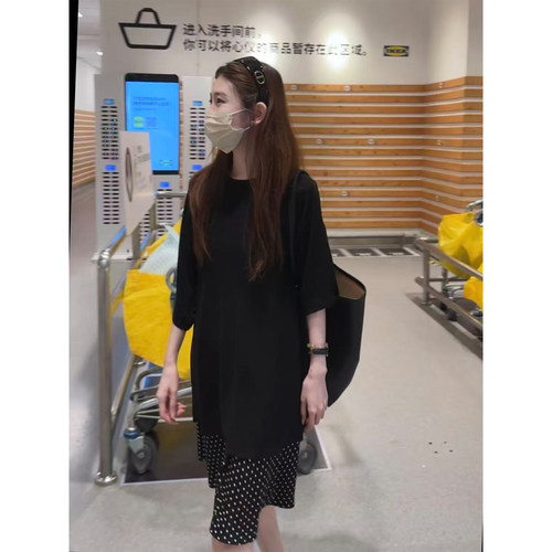 Ninipink庄不腻自制【实穿搭子】简约慵懒感宽松显瘦半袖亚麻T恤