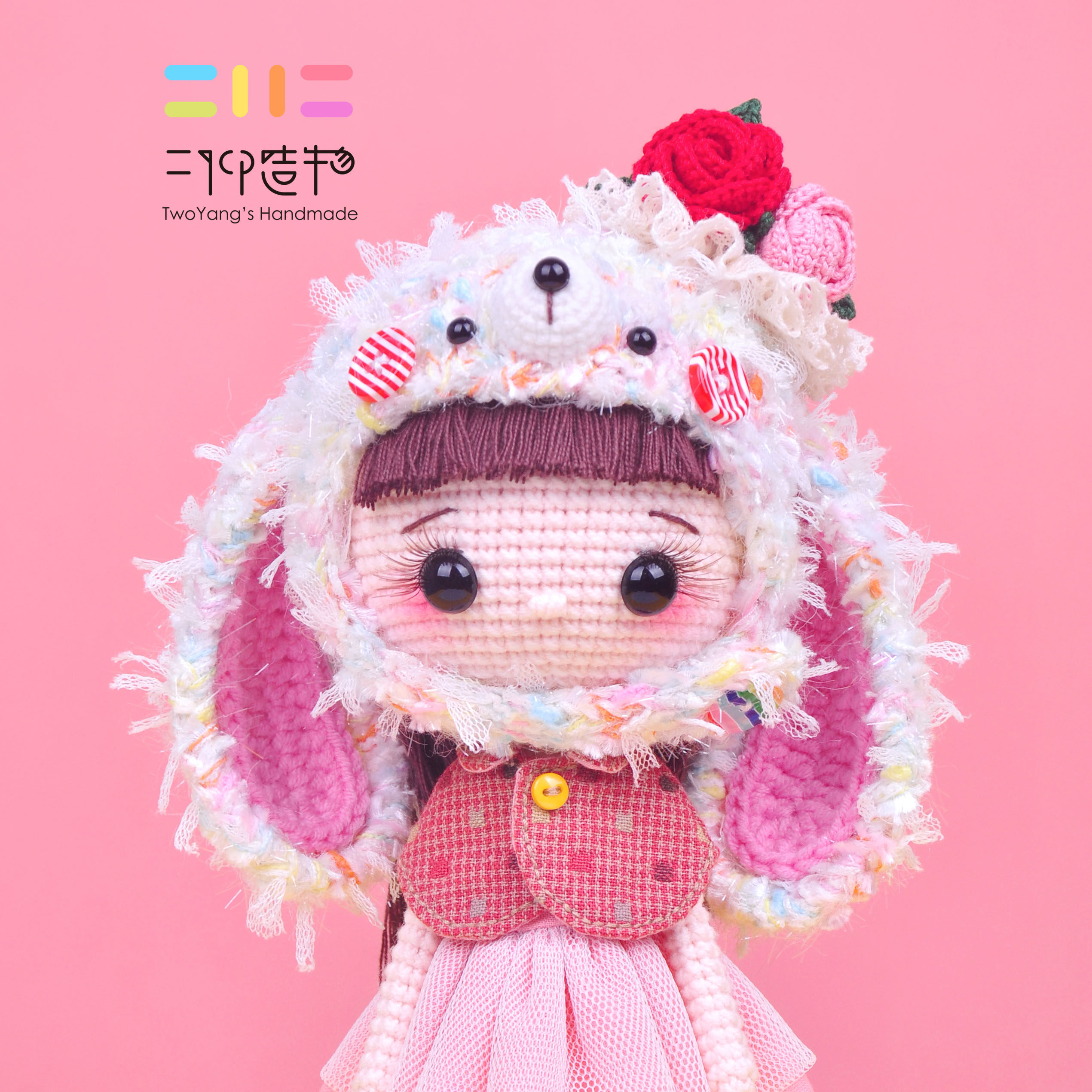 Two overhead creation Crochet dolls Material package Novice manual diy weave doll Wool self-control Trinket Pendantin the Accessories/Leather belt/Hat/Muffler , Clothing fabrics , Woolen  category - from Buy2taobao.com to provide professional Taobao agent buy service