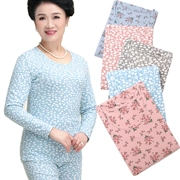 Quần dài Qiuyi trung và già cộng với phân bón XL nữ cotton béo mm đồ lót cũ đặt áo len cotton 200 - Phù hợp với nóng lên