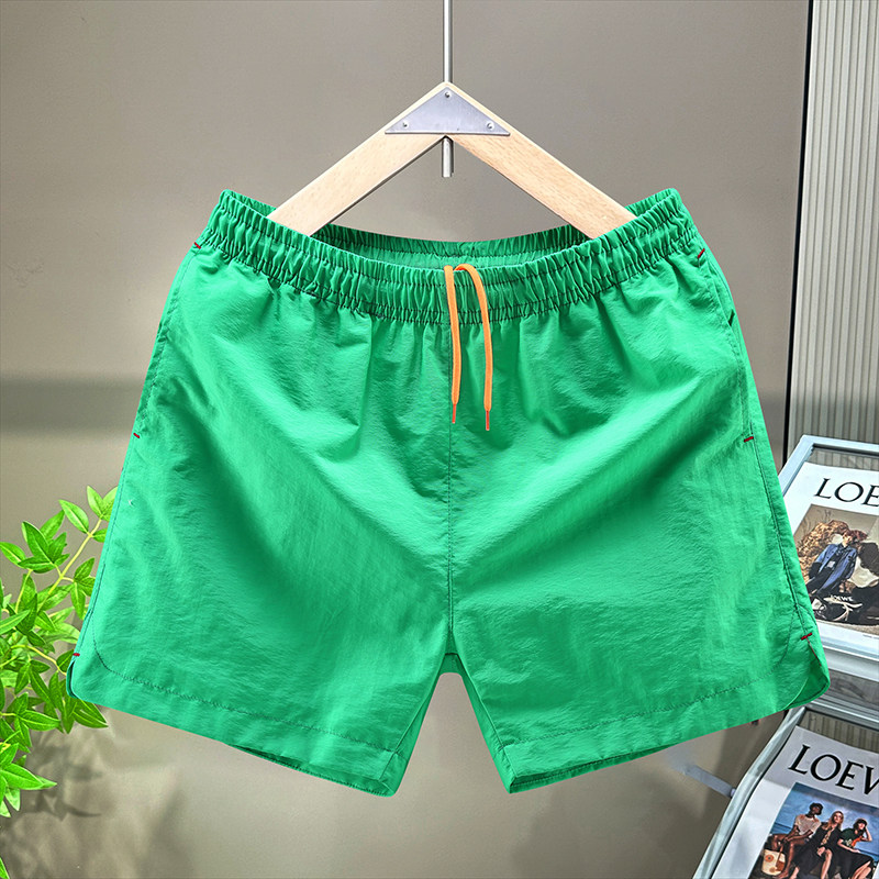 夏季薄款运动短裤男三分裤速干沙滩裤宽松健身休闲跑步训练四分裤