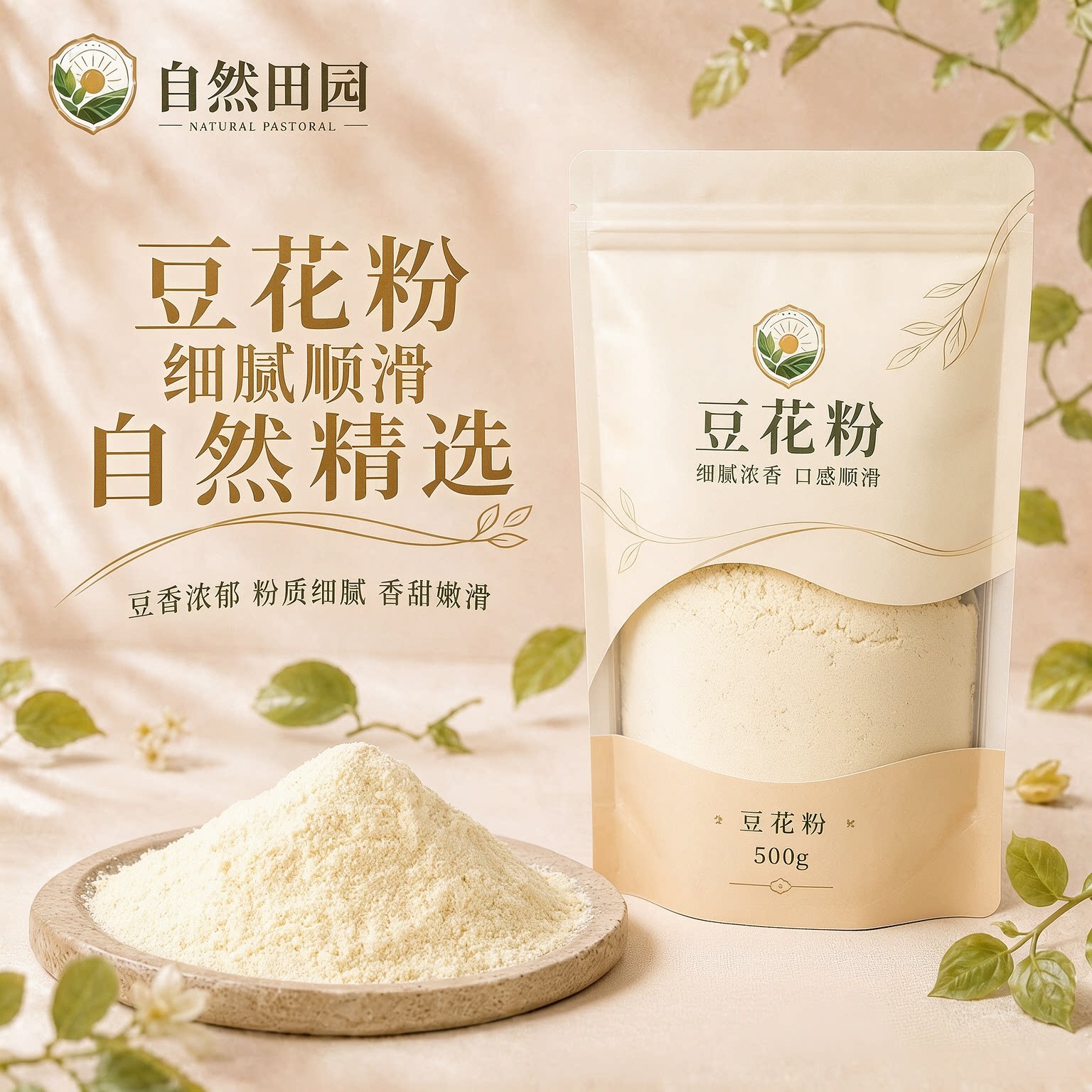 豆花粉官方旗舰店无添加豆腐脑自制家用免煮商用独立包装早餐布丁