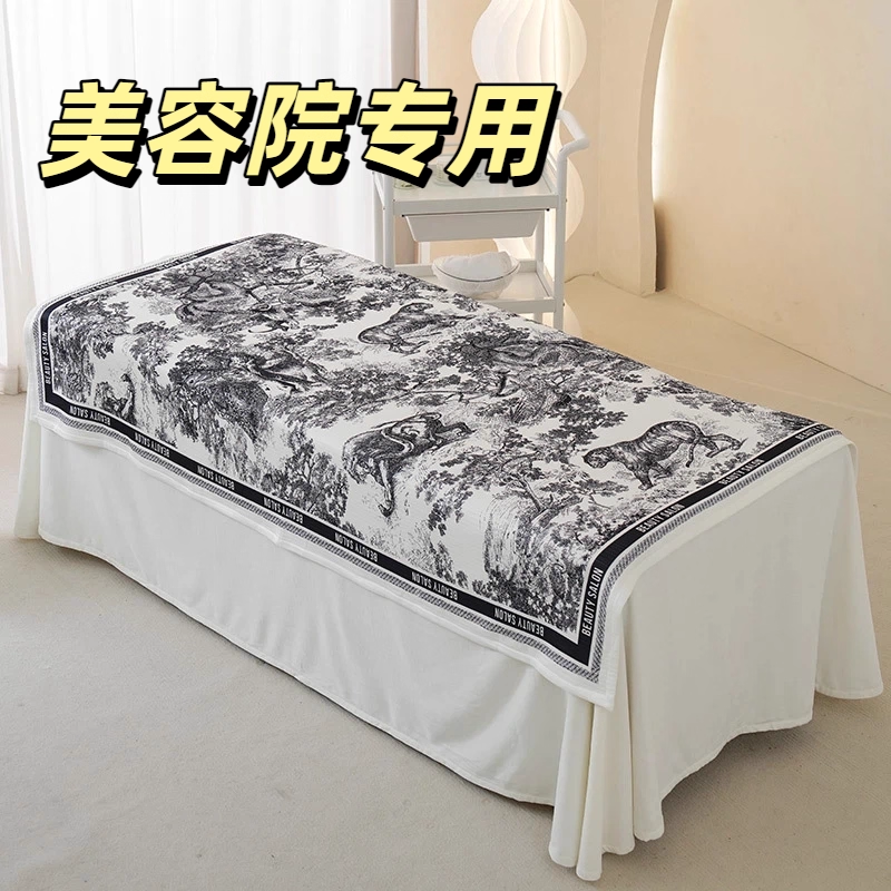 美容院床毛毯毯子单人小美容床毛毯珊瑚绒毯成人午休毯大双人空调