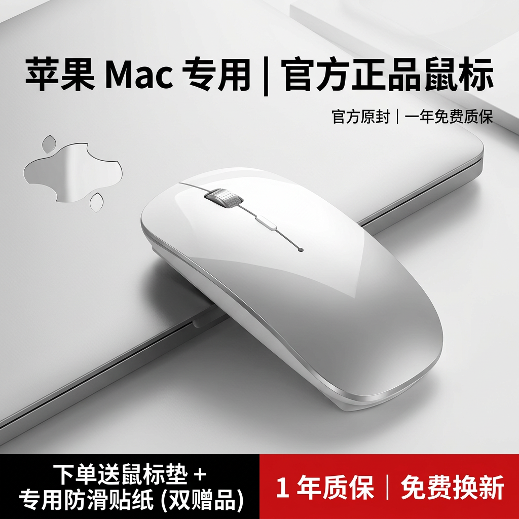MacBook苹果笔记本电脑专用蓝牙无线鼠标neo静音air充电typec滑鼠