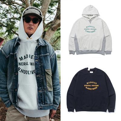 MADNESS联名卫衣余文乐宽松上衣