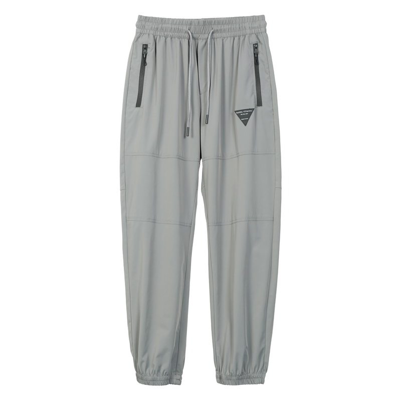 夏季男款裤子黑色潮牌免烫运动长裤宽松薄款透气工装男士休闲裤薄