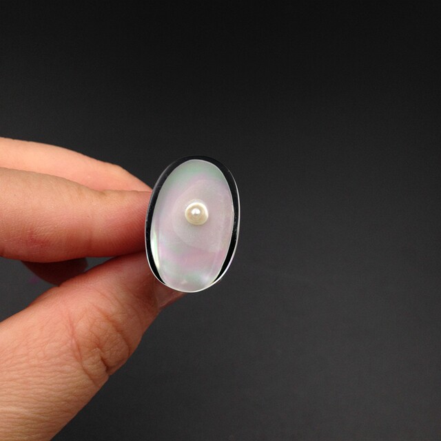 JAPANESE NATURAL SHELL SEA PEARL MENS CUFFLINKS NATURAL PEARL THREE-DIMENSIONAL SHIRT BUTTONS ACCESSORIES COLLECTION