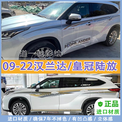 Avery贴纸车身贴腰线彩条新款
