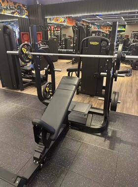 泰诺健 上斜杠铃练习椅 TechnoGym北京体验店 上斜式卧推床