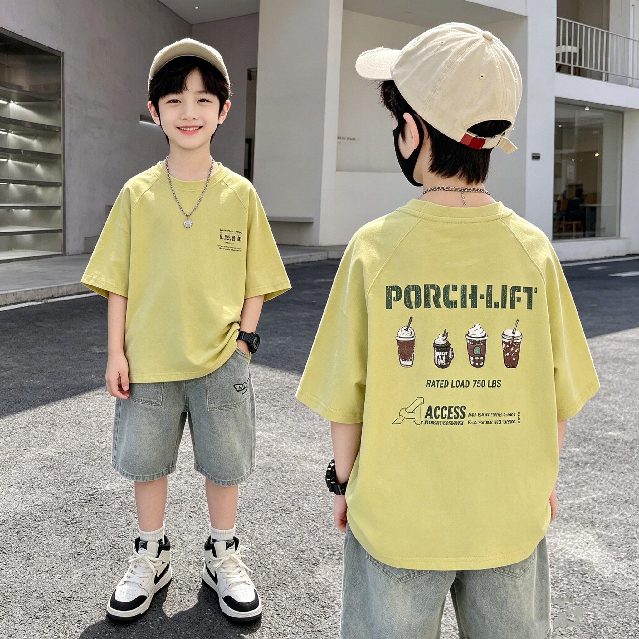 5夏装男童6纯棉印花短袖T恤衫7中大童8小男孩9岁半袖痞帅上衣宝宝