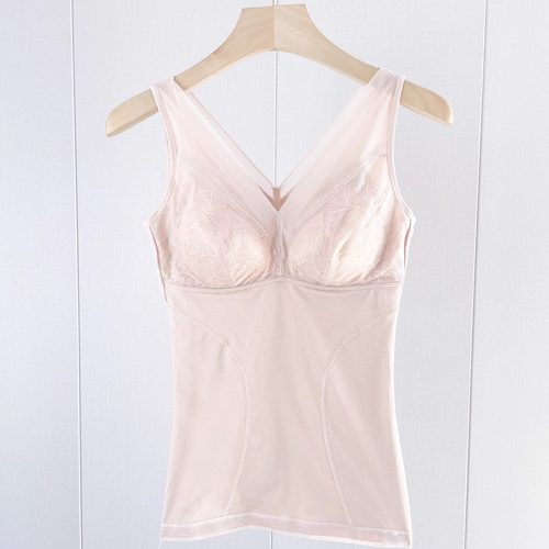 保暖背心大码免穿文胸美体塑身衣