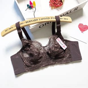 超薄款大码内衣透明性感全罩杯文胸胖mm大胸显小胸罩C杯D杯E杯F杯