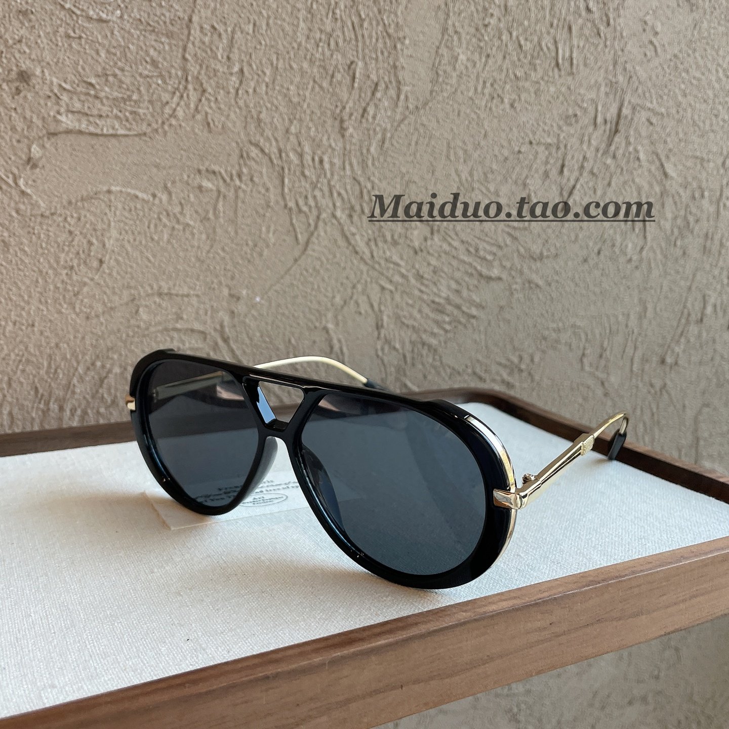 2025新款欧美豹纹复古飞行员太阳镜男女玳瑁大框百搭防紫外线墨镜