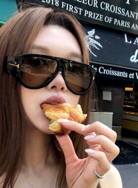 防紫外线飞行员式欧美超大框墨镜