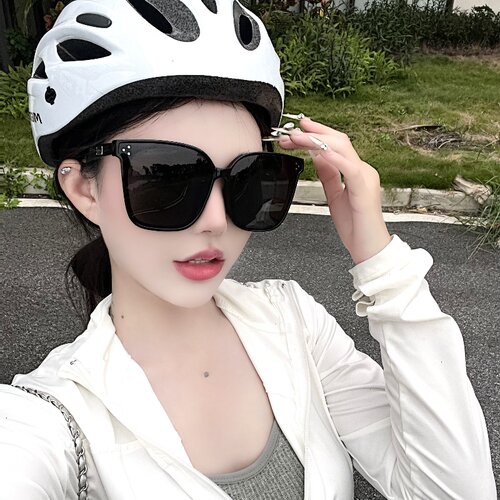 大码16.7CM超大框太阳镜女高级感时尚方形墨镜男防紫外线适合大脸