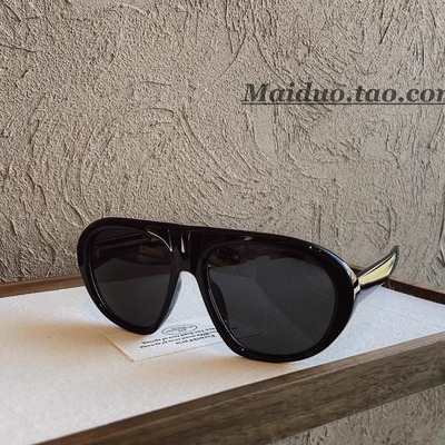 玳瑁大框防紫外线显脸小太阳镜