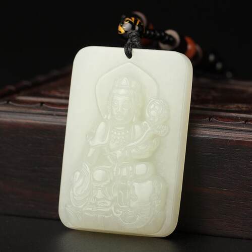 宛玉魂和田玉十二生肖守护神吊坠