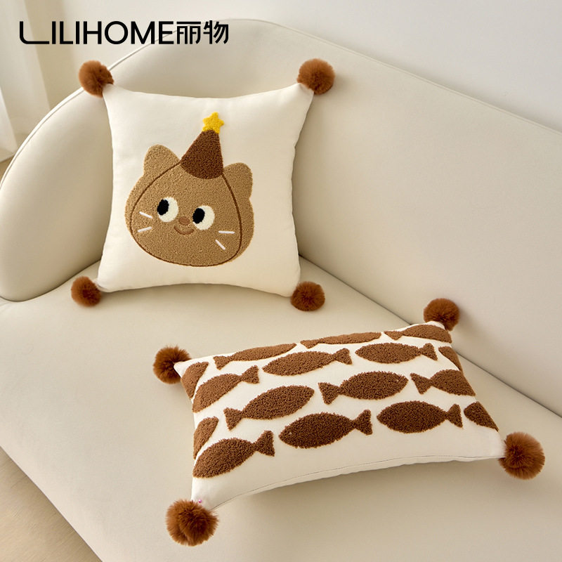 奶油风可拆洗抱枕套沙发抱枕客厅卧室床头靠垫汽车办公室午休枕头,居家布艺,抱枕被,淘宝优惠券,粉丝福利购,淘宝优惠卷