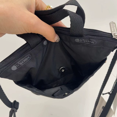 Маленькая небольшая сумка, трендовая универсальная черная сумка через плечо, 2023, в корейском стиле