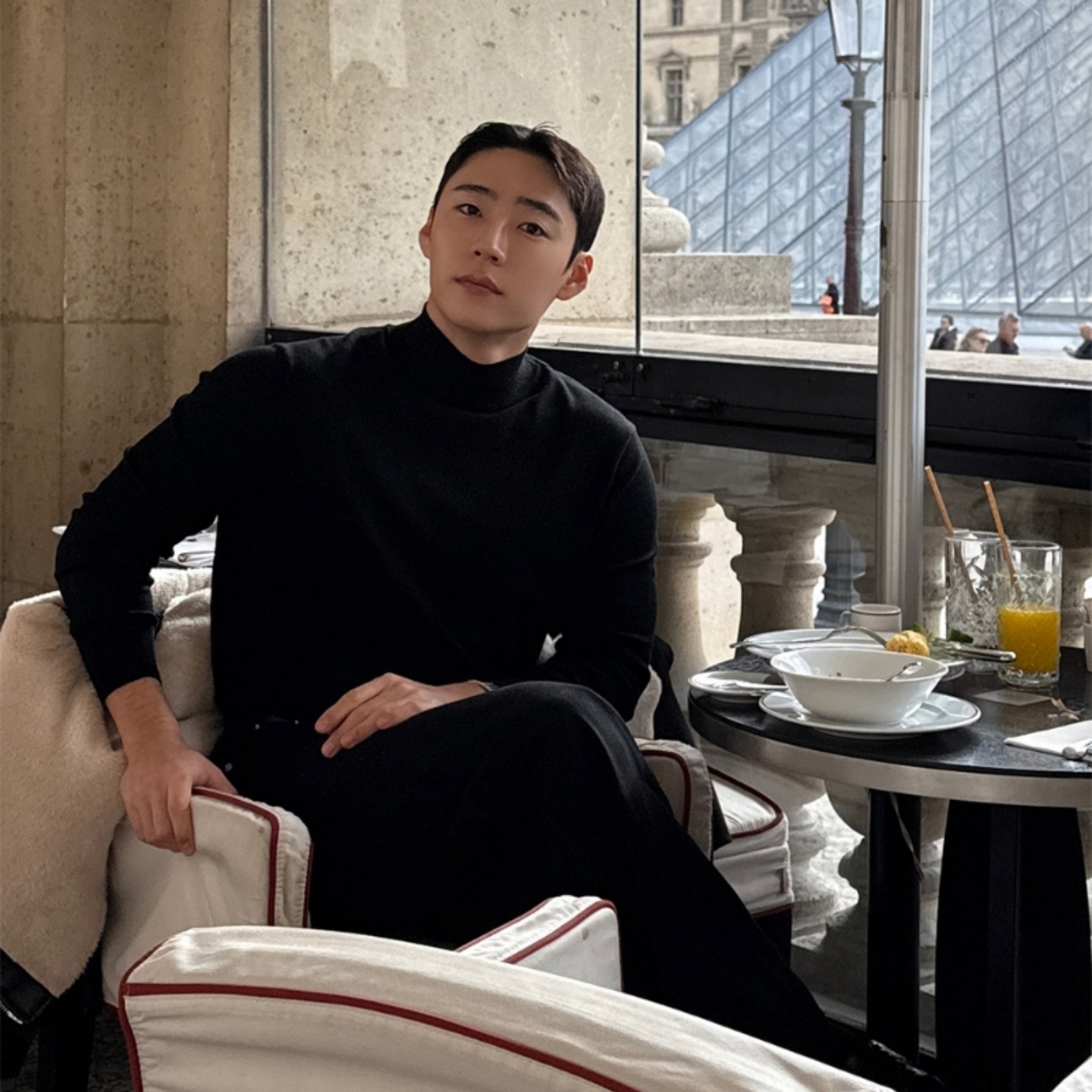 MRDONG韩国男装代购轻熟风秋冬日常OOTD半高领16色百搭打底针织衫