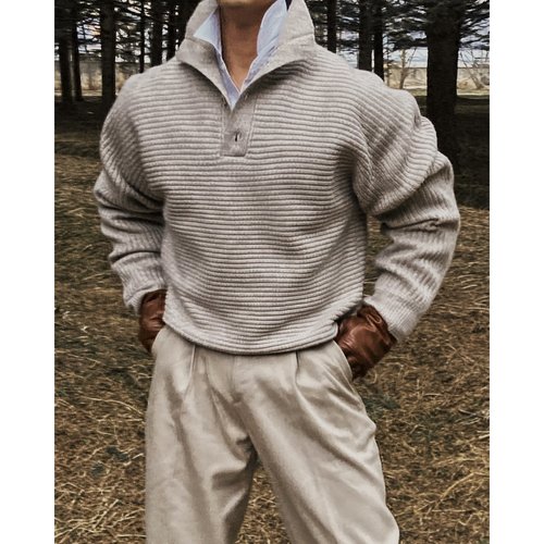 韩国代购柔糯羊驼混纺半高领毛衣