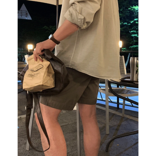 韩国代购高奢夏季棉质松紧短裤