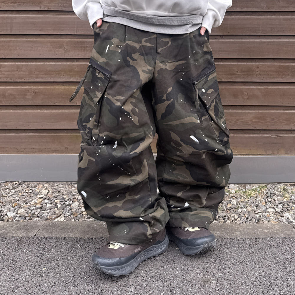 MRDONG韩国代购男女高档迷彩喷溅多袋工装阔腿休闲长裤街头硬核,男装,休闲裤,淘宝优惠券,粉丝福利购,淘宝优惠卷