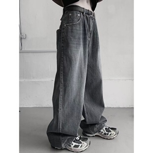 韩国代购男装直播福利秒杀promenade重工高品水洗直筒牛仔裤