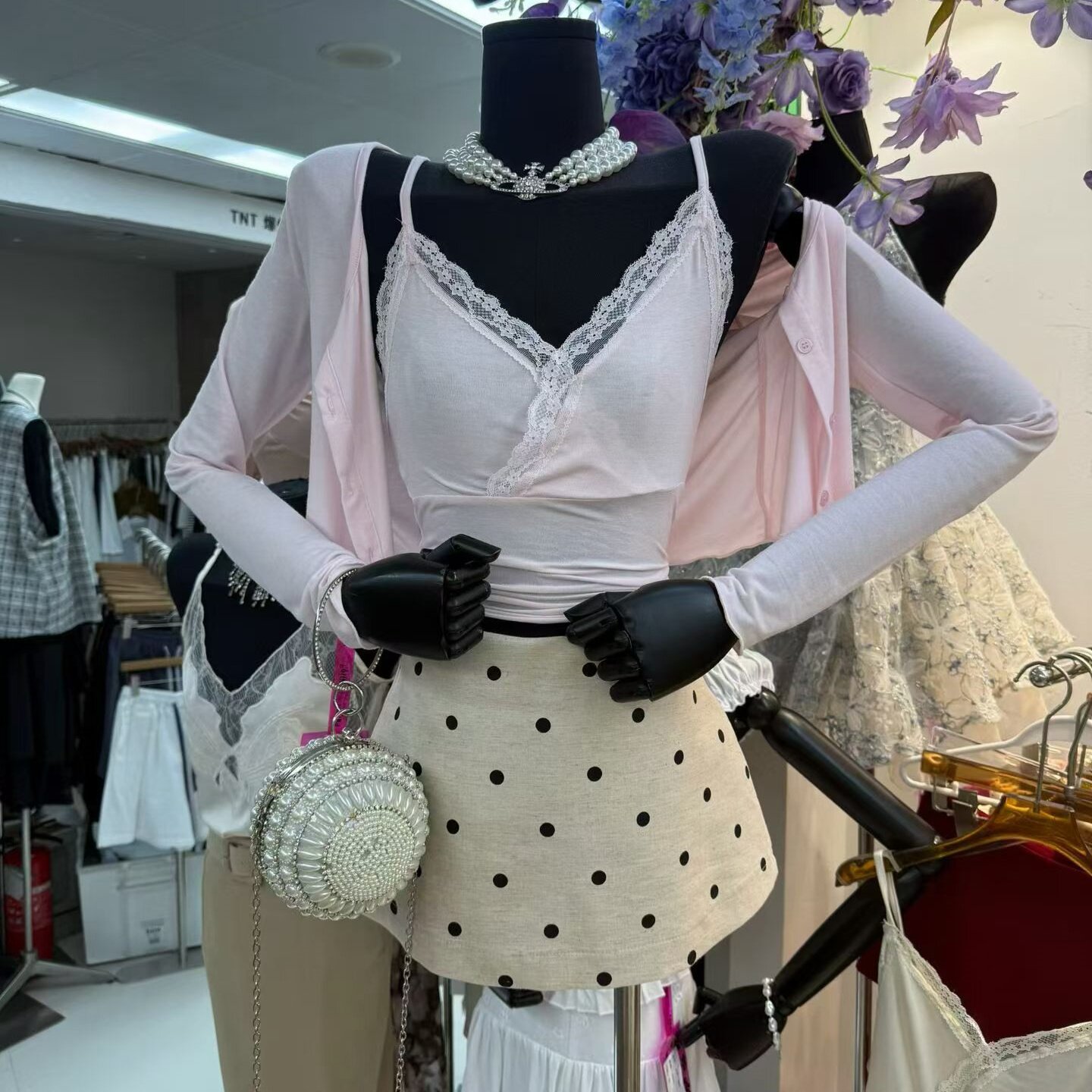 涤纶2026夏季背心开衫套装女